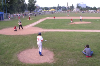 Baseball game, 2004
